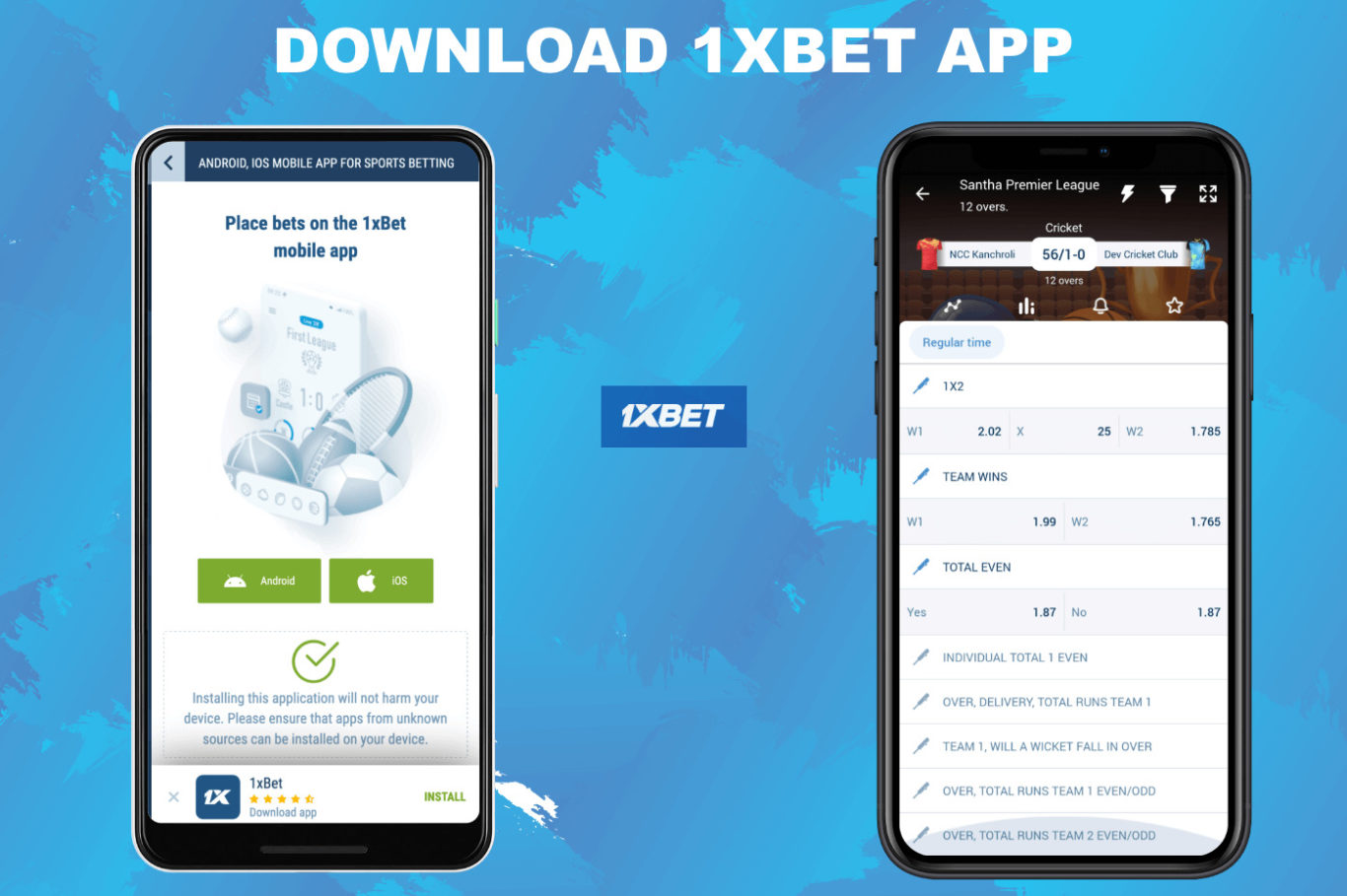 اكتشاف معلومات عن برنامج 1xBet لنظام iOS و Android